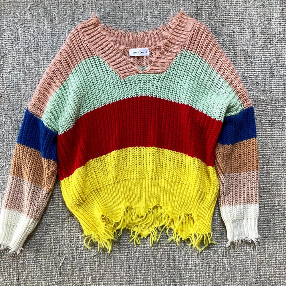 Luca and Grae Striped Sweater